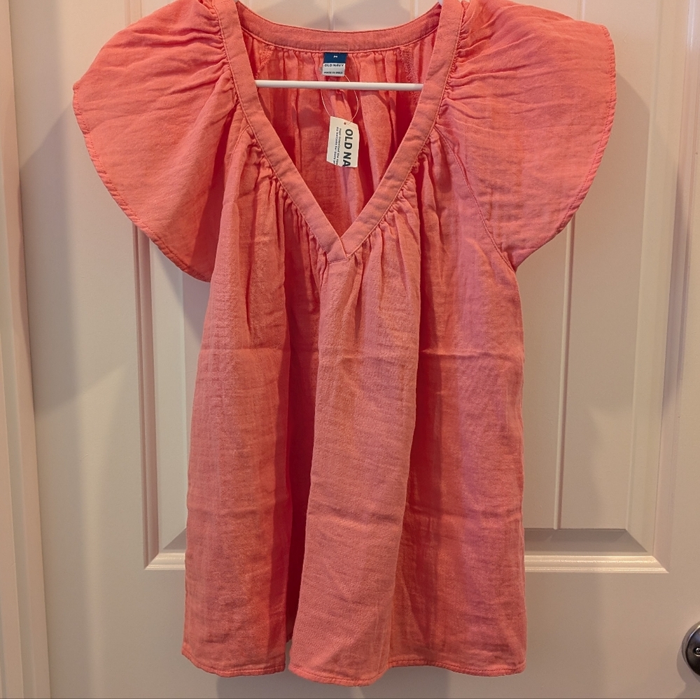 3 For $18 Old Navy Coral Women's Top - Picture 1 of 4
